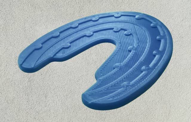 Open Frog Sole Pad Blue Blue Open Frog Horse Hoof Sole Pad